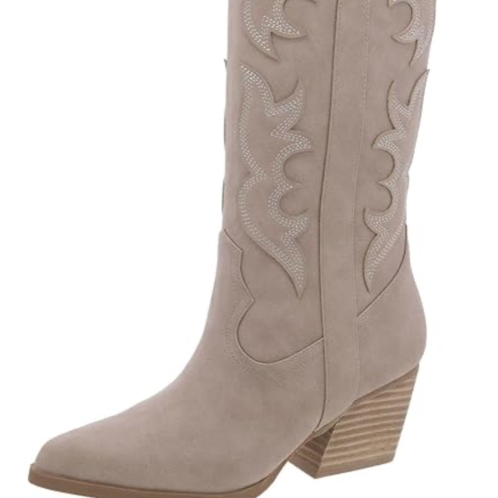 DV by Dolce Vita Stone Karda Western Mid-Calf Boot